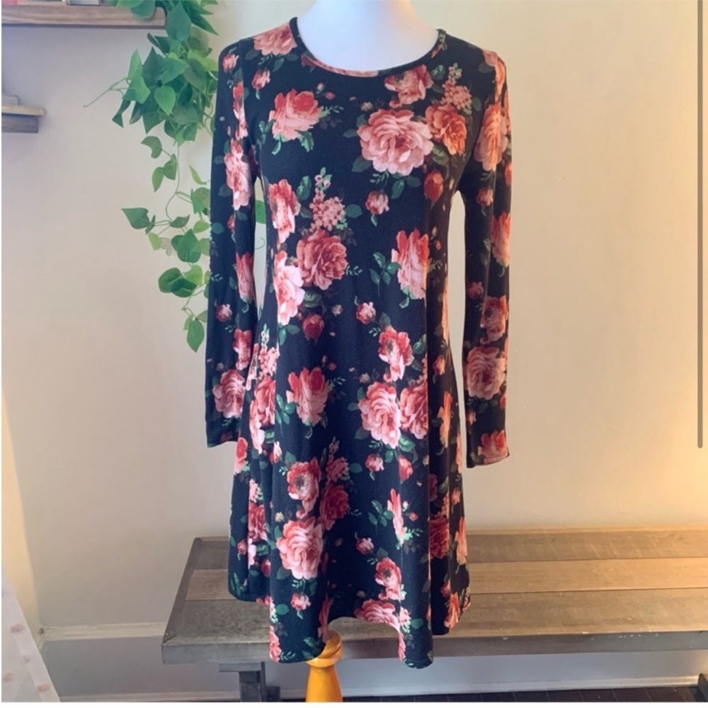 Floral Long Sleeve Dress